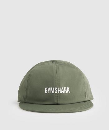 Sombreros Gymshark Planos Peak Hombre Verde Oliva | CO 4023UZG